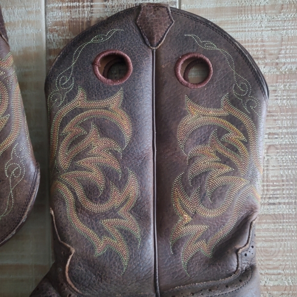 Justin's men western boots milo 12d brown - Picture 3 of 14